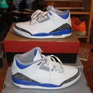 Jordan 3 Retro Racer Blue Sz 12